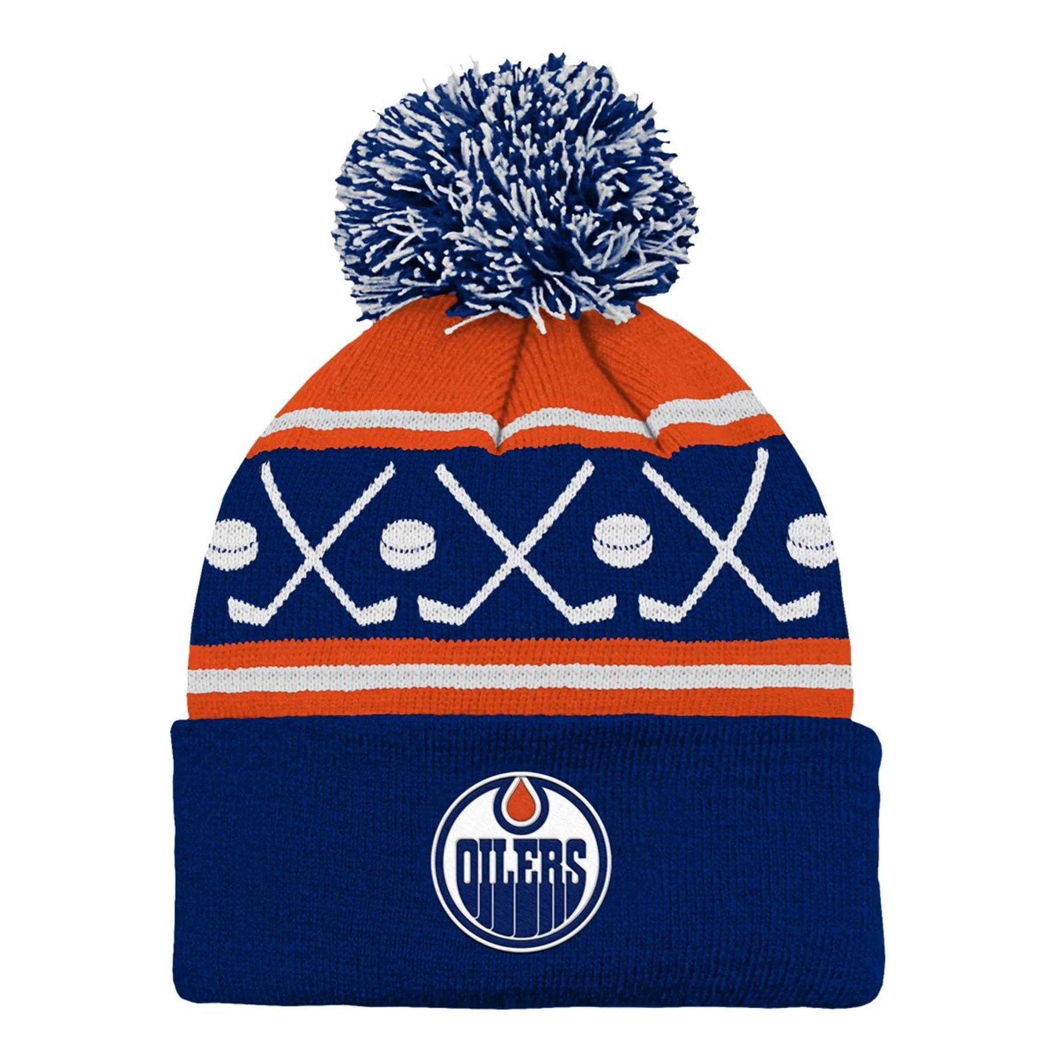Outer Stuff NHL Face Off Toddler Toque - Edmonton Oilers