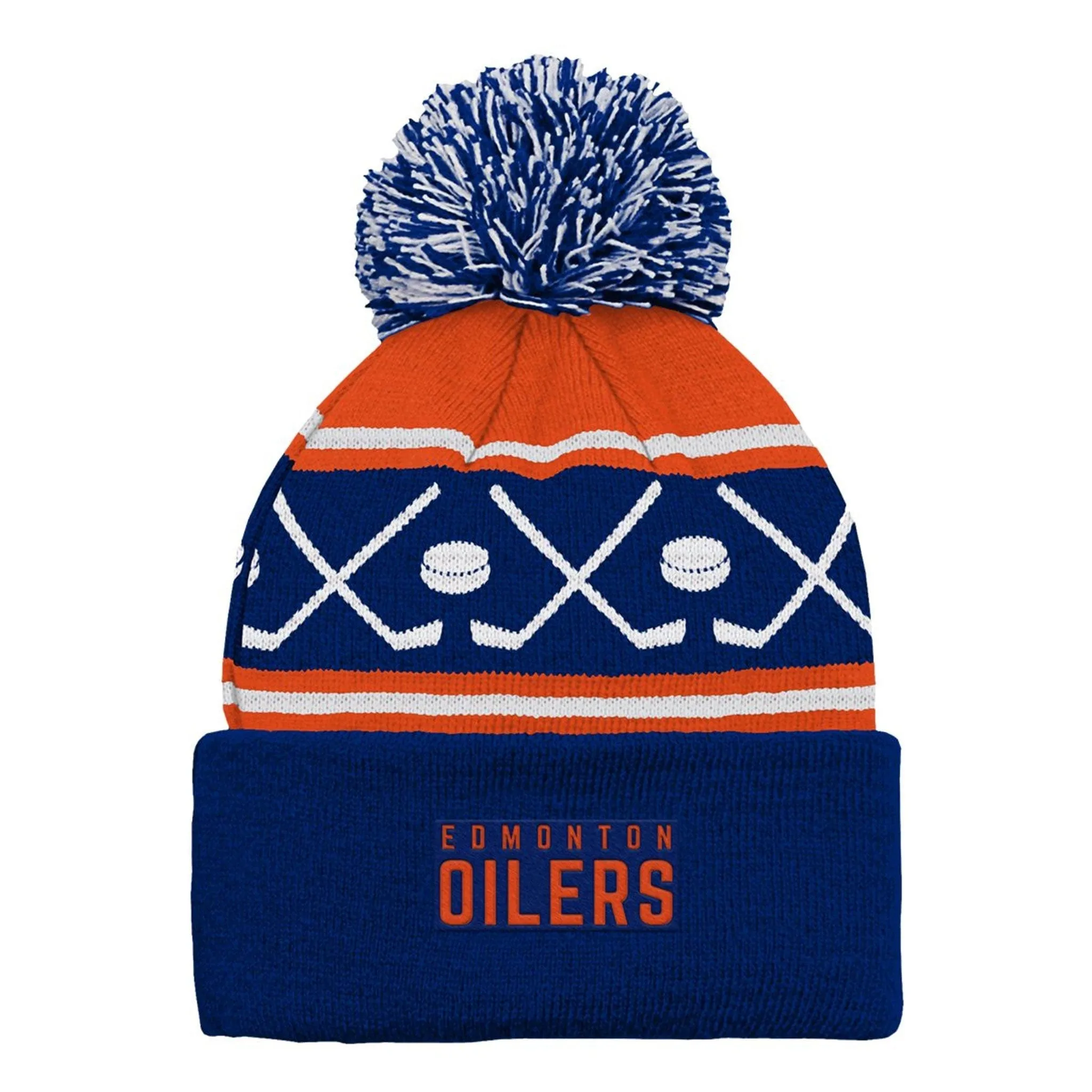 Outer Stuff NHL Face Off Toddler Toque - Edmonton Oilers