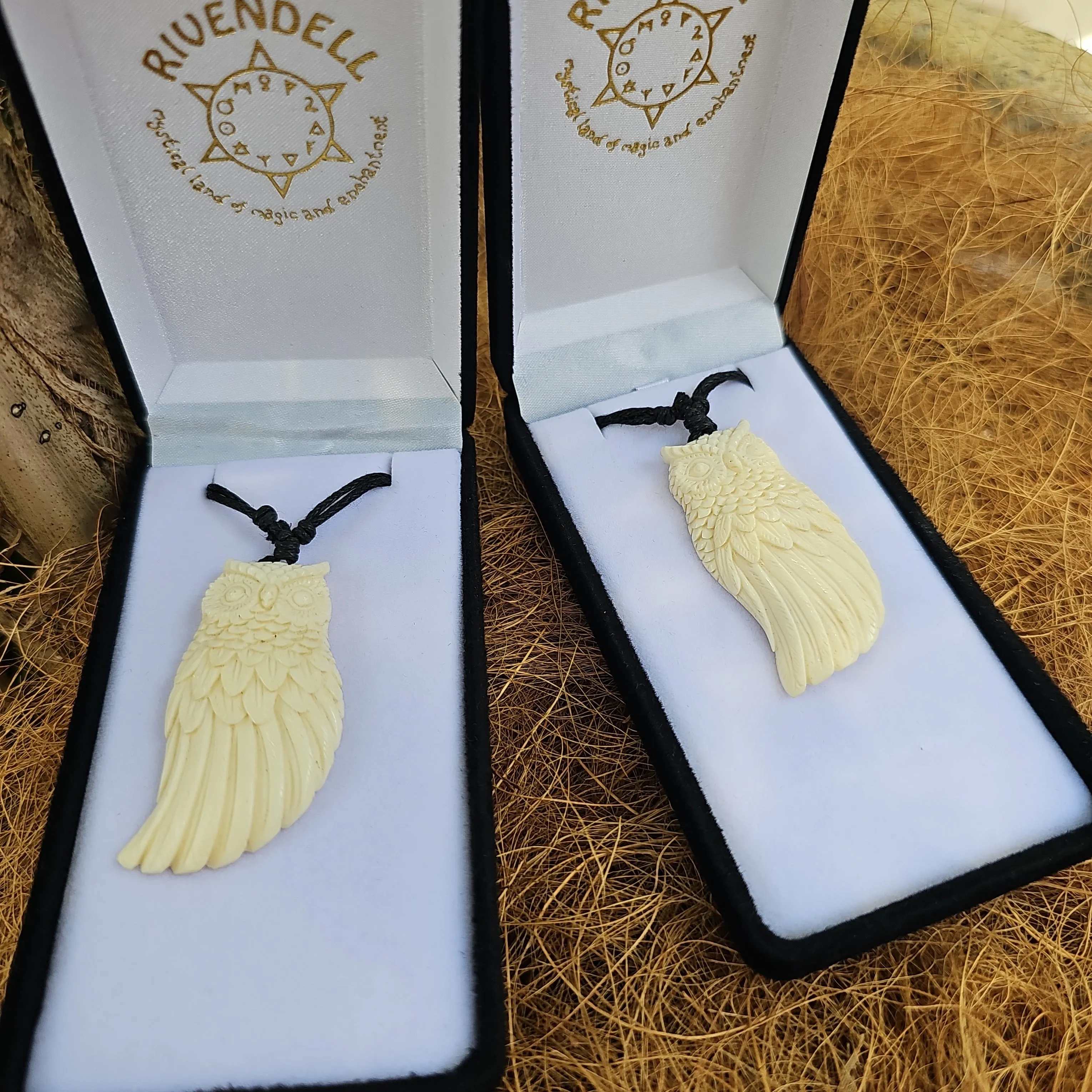 Owl Bone Carving