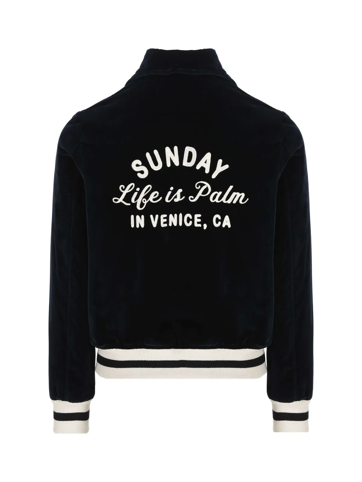 Palm Angels Palm Angels Logo Embroidery Buttoned Jacket