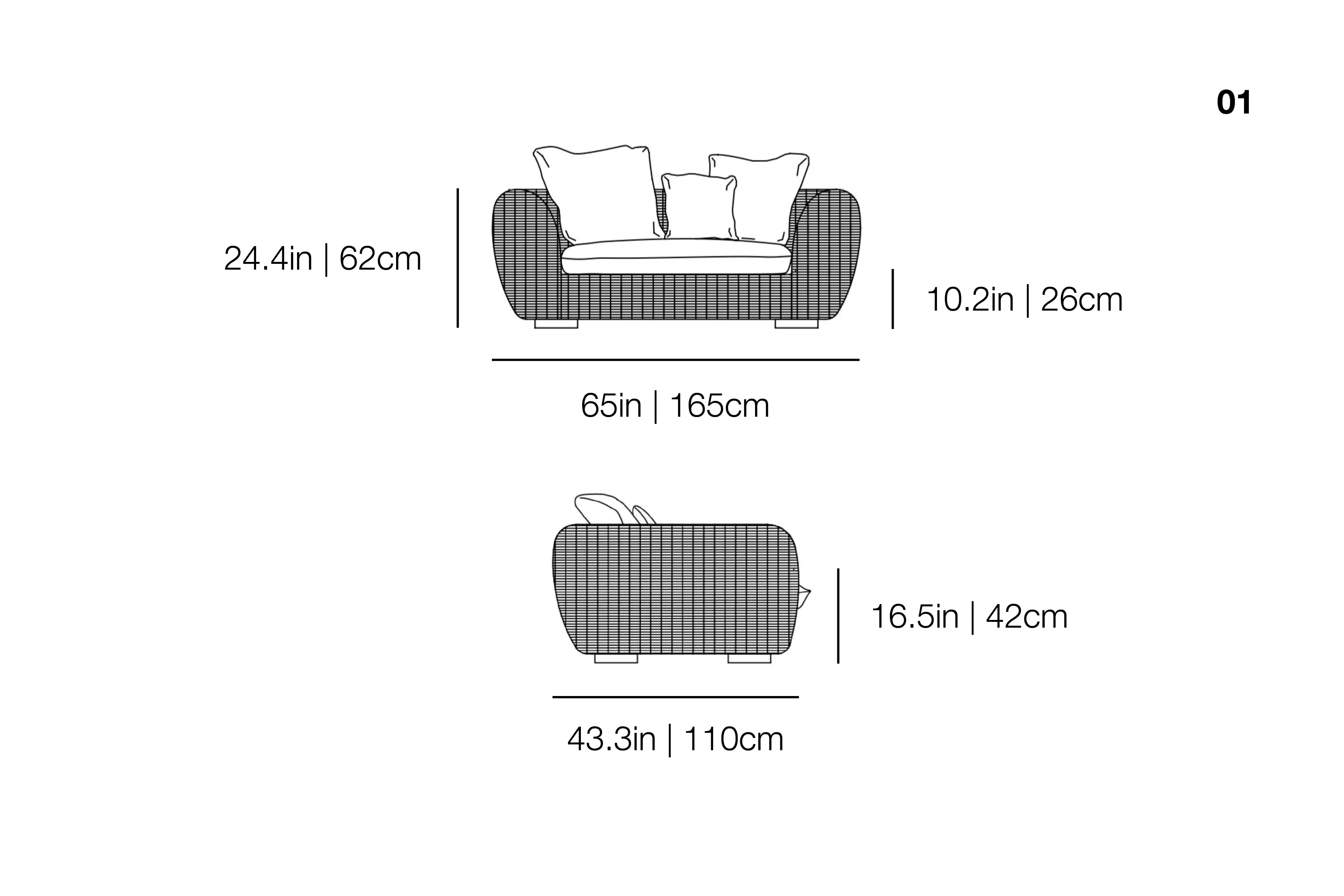 Panda 01 Outdoor Sofa