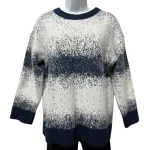 Papa Fashions Sweater White/Navy