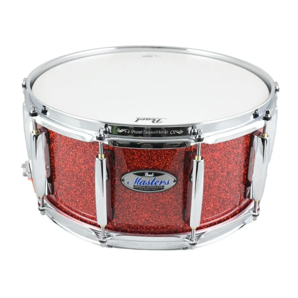 Pearl 14"x6.5" Masters Complete Snare Drum - Vermillion Sparkle