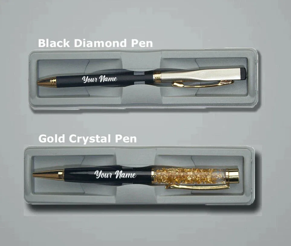 Personalised Premium Leather Wallet   Pen & keychain Combo - Brown