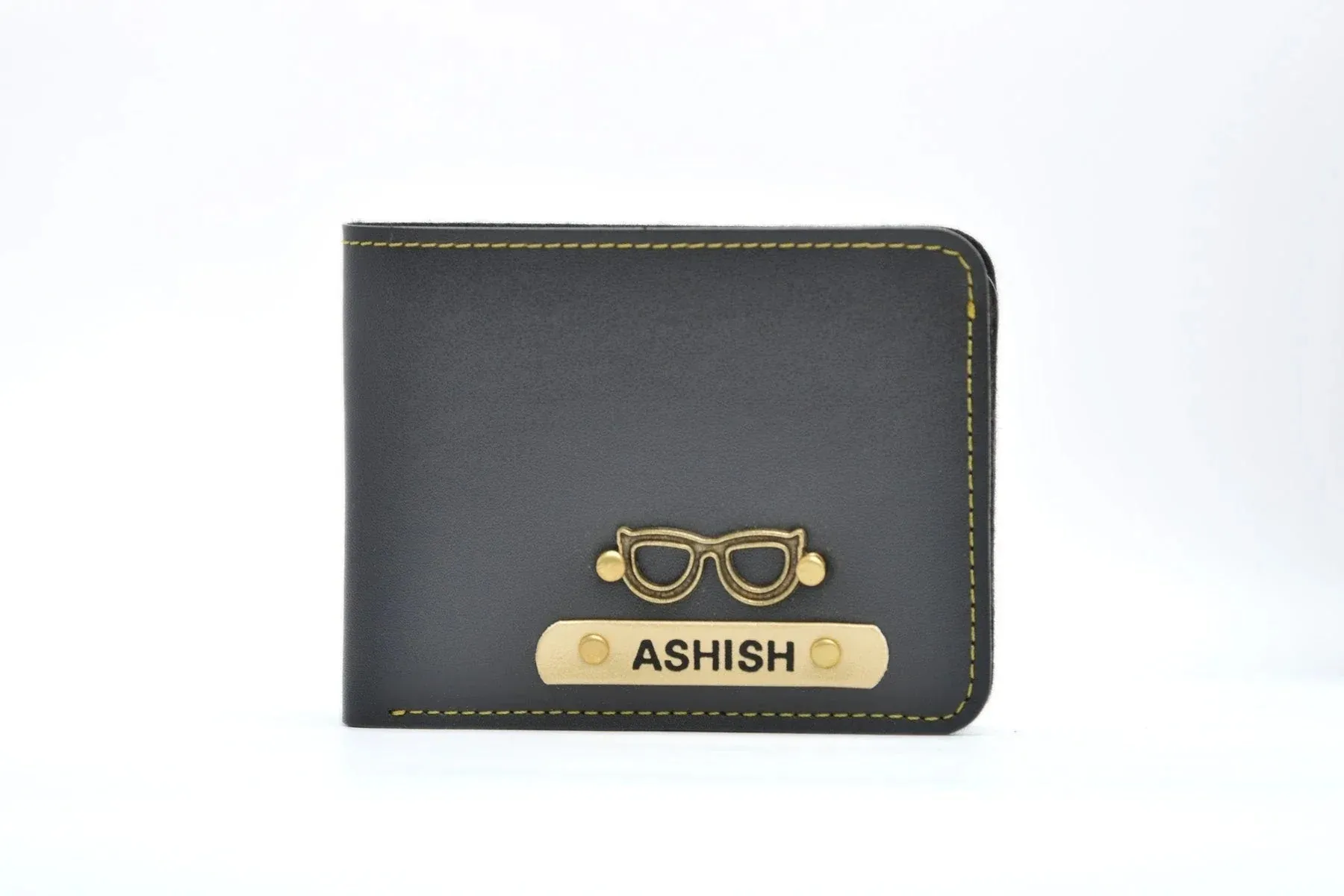 Personalized Couple's Combo : Chained Sling Bag ( Product 1 )& Men's Wallet (Product 2)- Grey