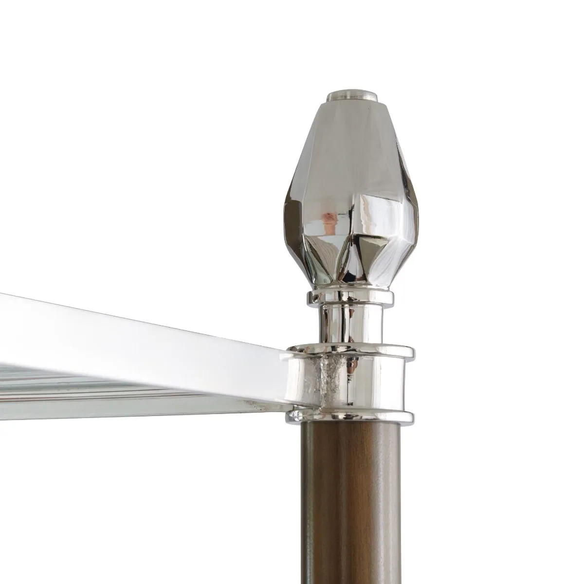 Pierce Etagere / Bronze and Polished Nickel