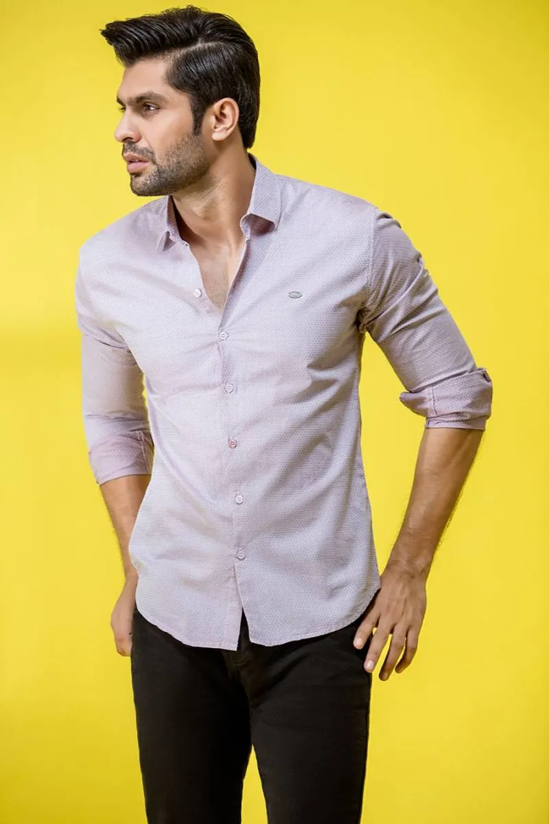 Pink Casual Shirt FS Slim Fit