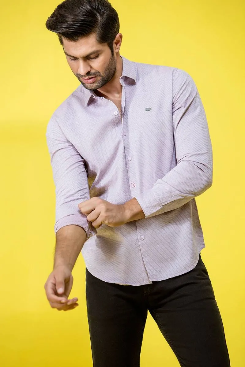 Pink Casual Shirt FS Slim Fit