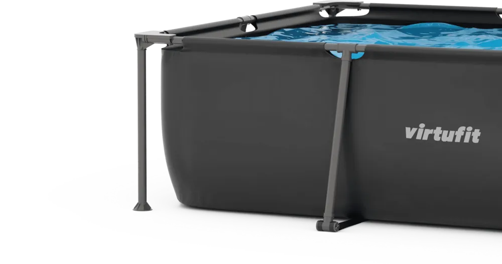 Piscina dreptunghiulara VirtuFit 300 x 210 x 67 cm cu sistem filtrare inclus si cadru metalic