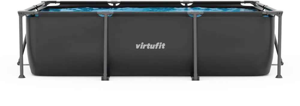 Piscina dreptunghiulara VirtuFit 300 x 210 x 67 cm cu sistem filtrare inclus si cadru metalic