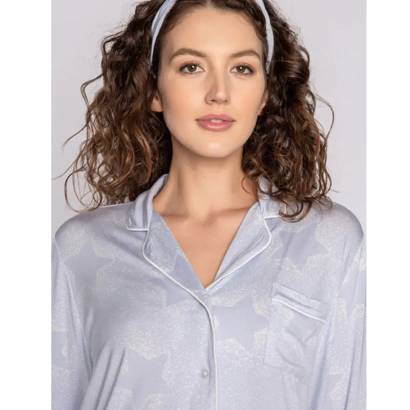 PJ Salvage Twinkle Star PJ Set - Blue Mist