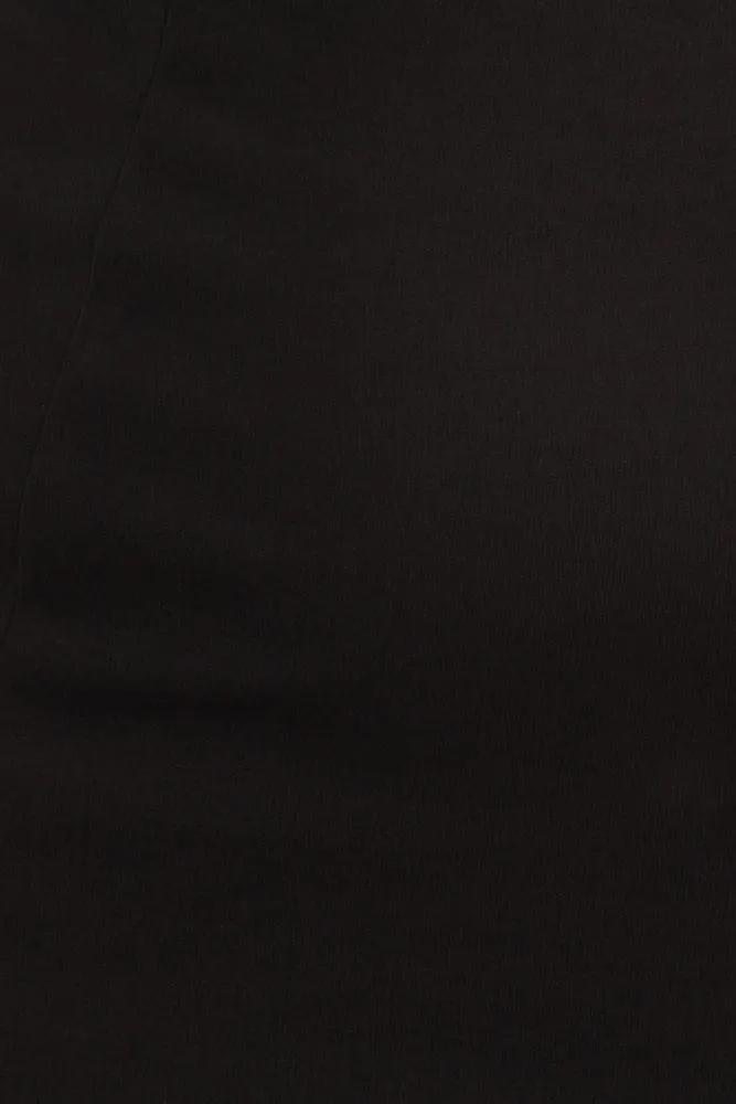 Plus Size Glamorous Midi Black Dress
