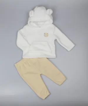 Plush Fleece Jogging Set - White Bear (6-24M) (PK6) H33553
