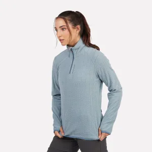 Polar fleece ultraligero 1/4-Zip mujer Volca Atakama Outdoor