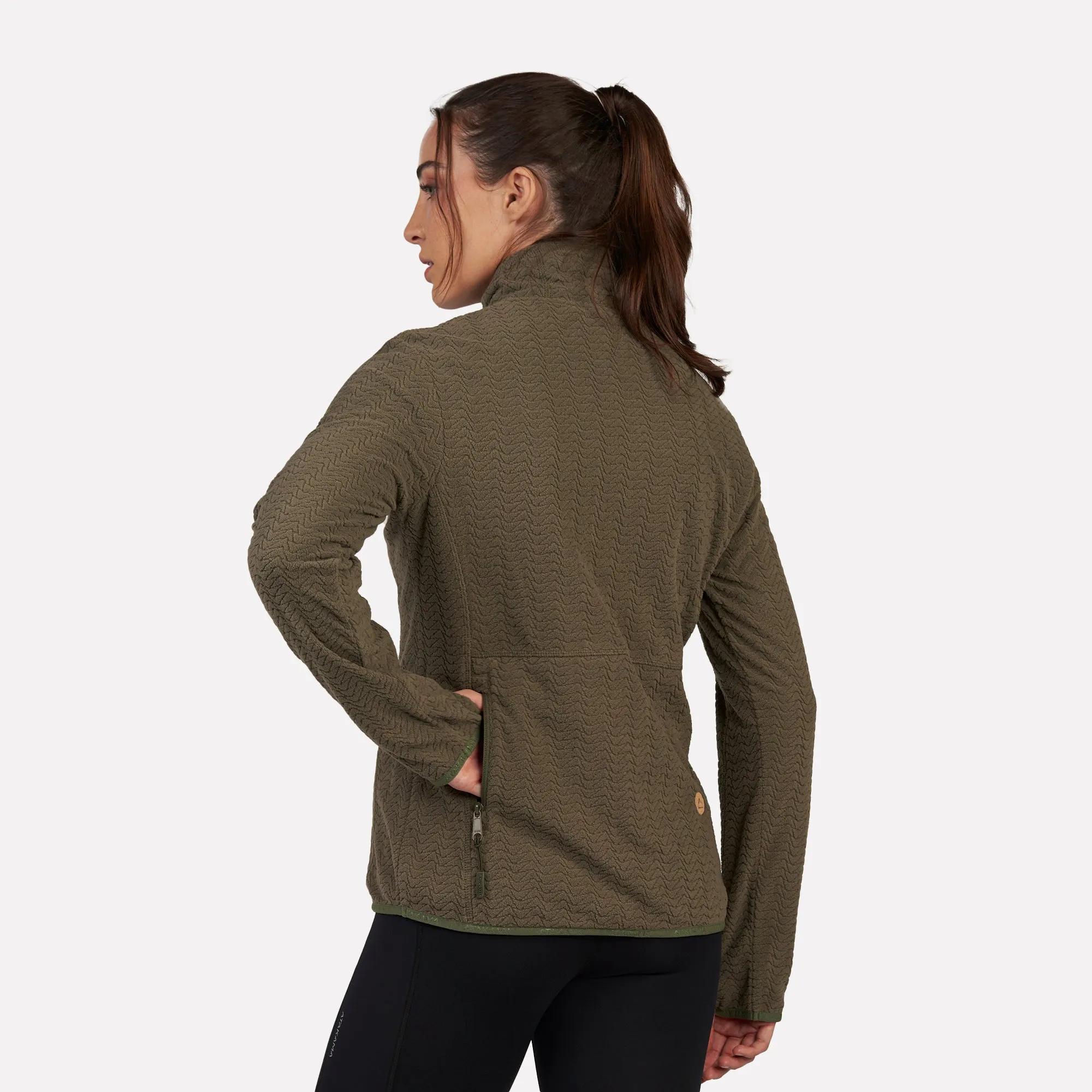 Polar fleece ultraligero 1/4-Zip mujer Volca Atakama Outdoor