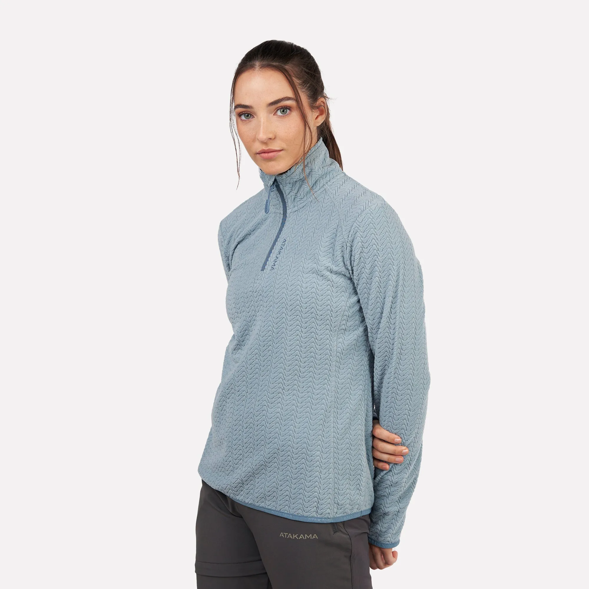 Polar fleece ultraligero 1/4-Zip mujer Volca Atakama Outdoor