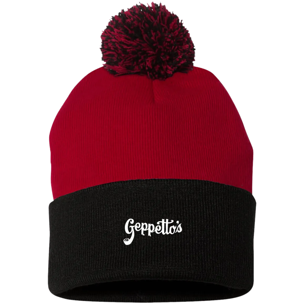 Pom Pom Knit Cap