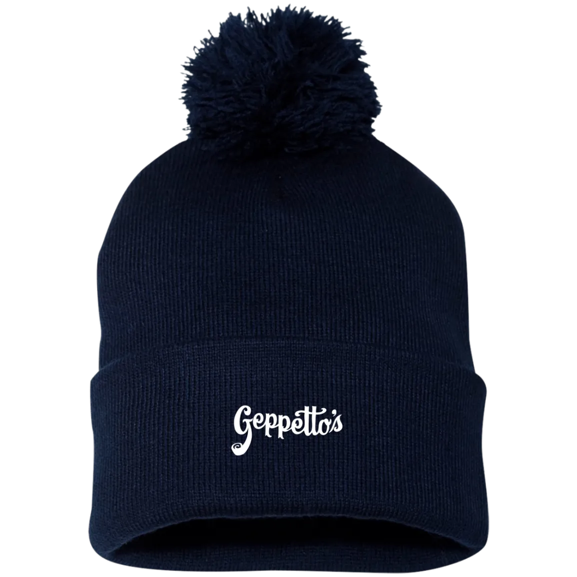 Pom Pom Knit Cap