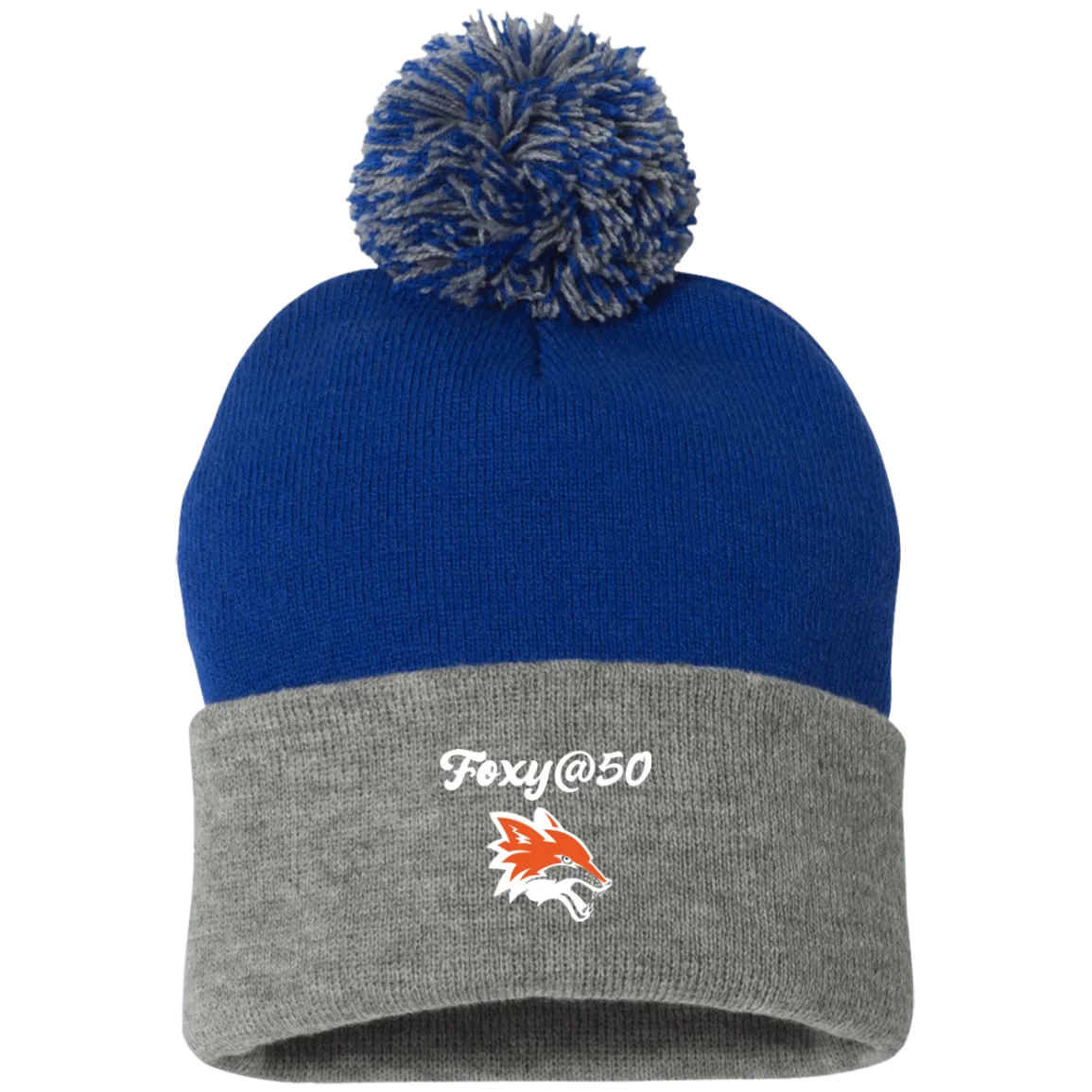 Pom Pom Knit Cap