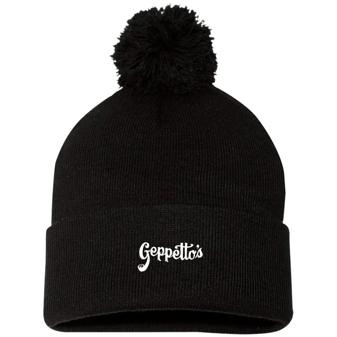 Pom Pom Knit Cap