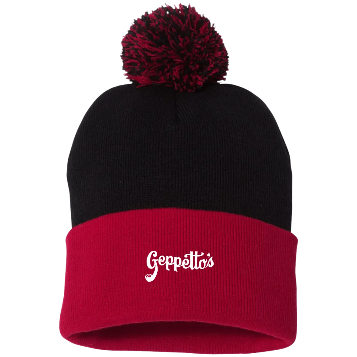 Pom Pom Knit Cap