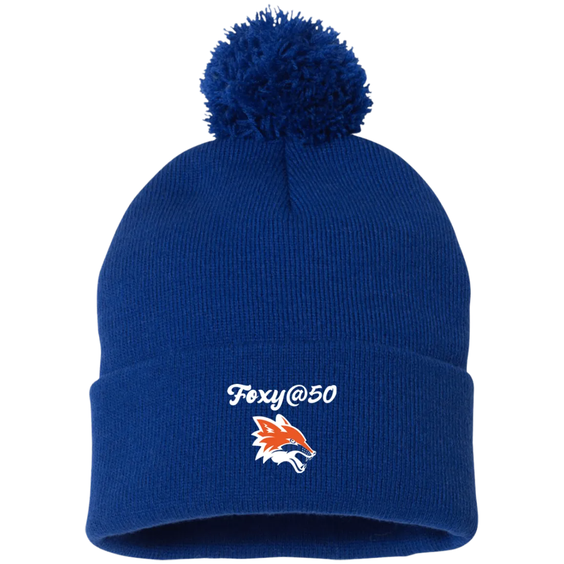 Pom Pom Knit Cap