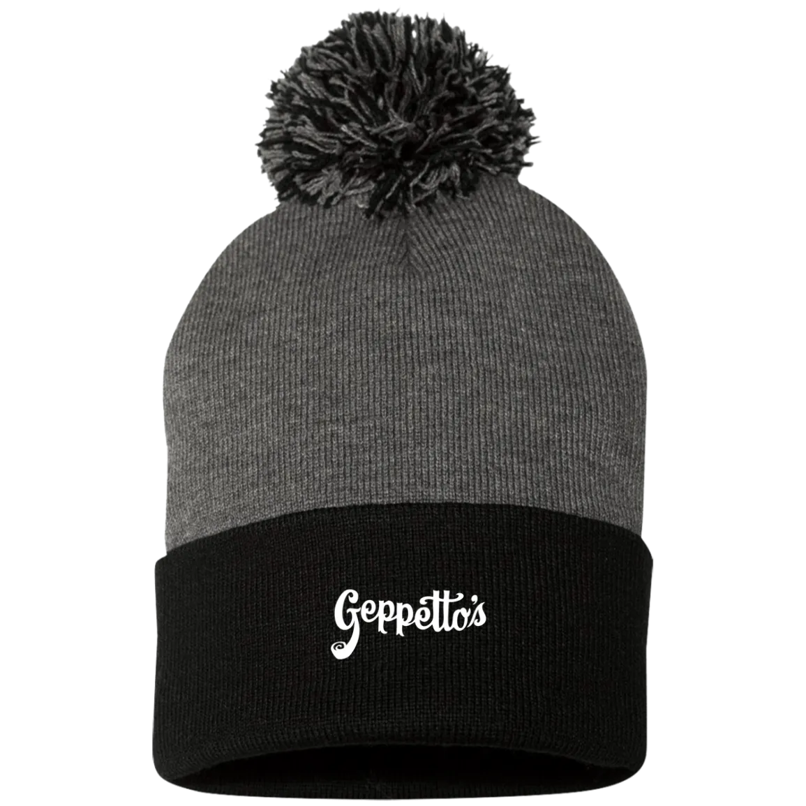 Pom Pom Knit Cap