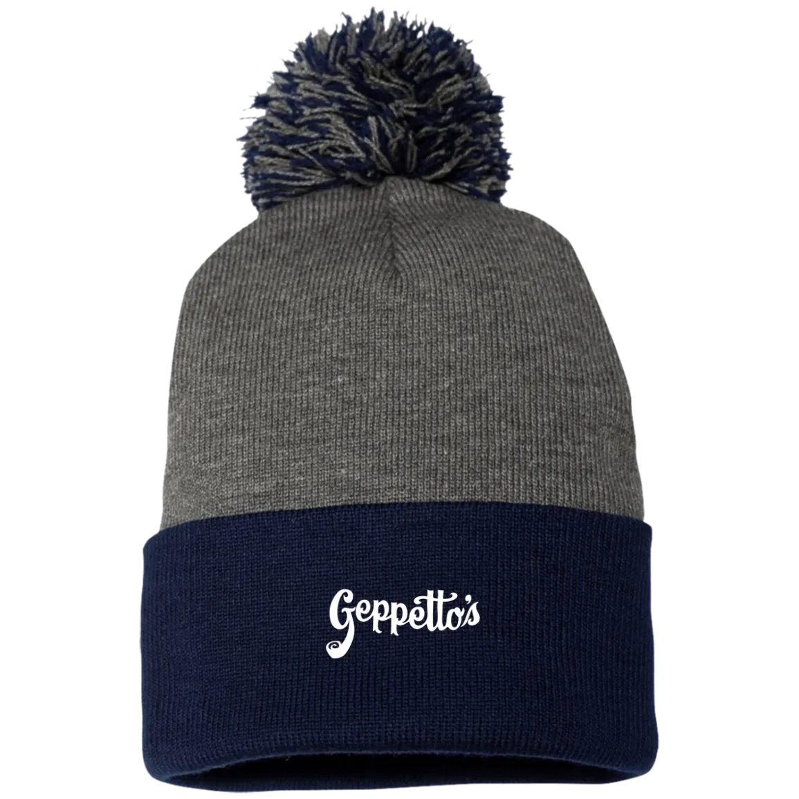 Pom Pom Knit Cap