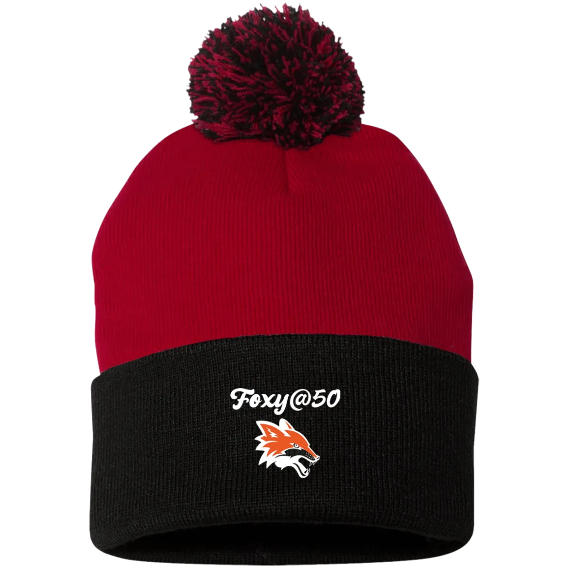 Pom Pom Knit Cap