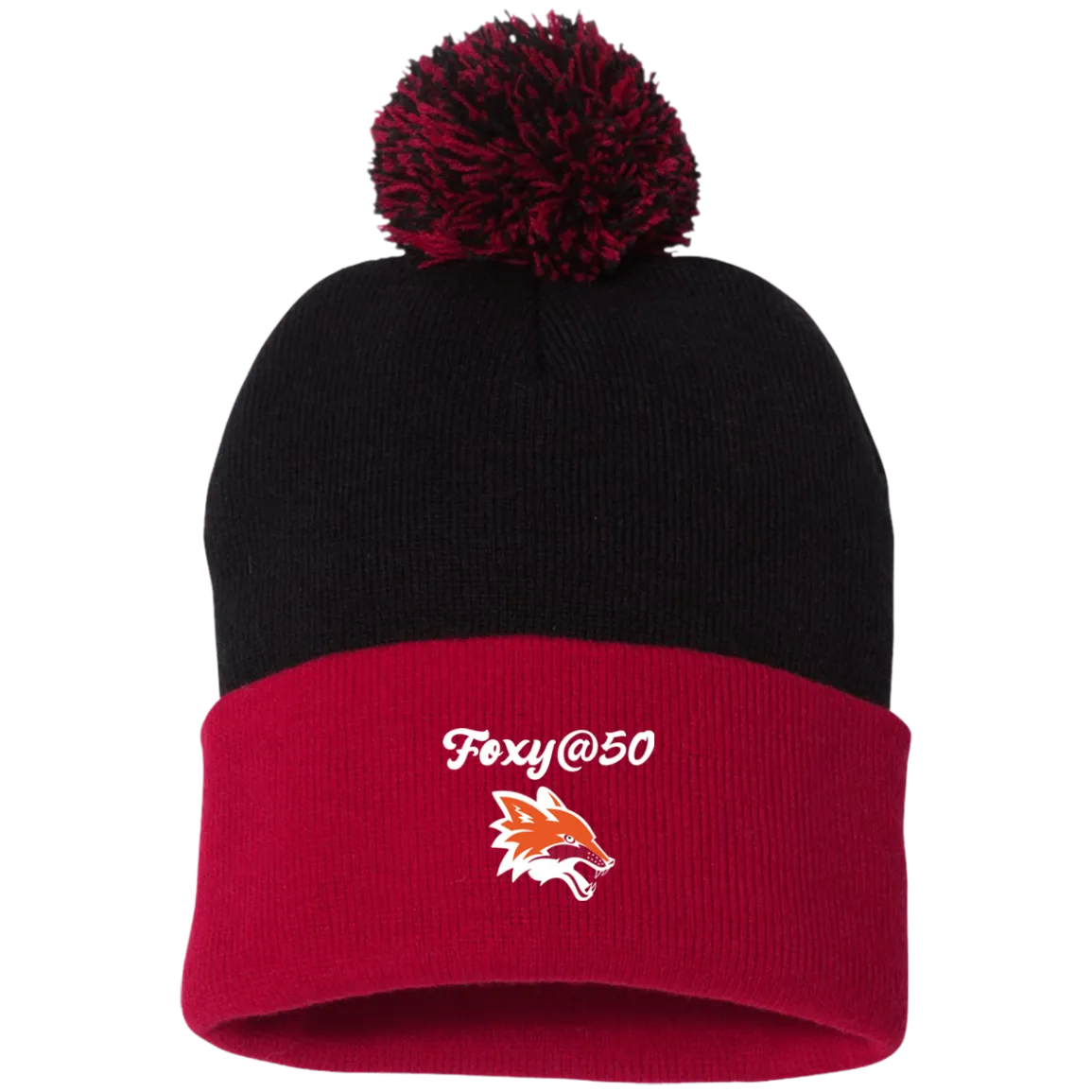 Pom Pom Knit Cap