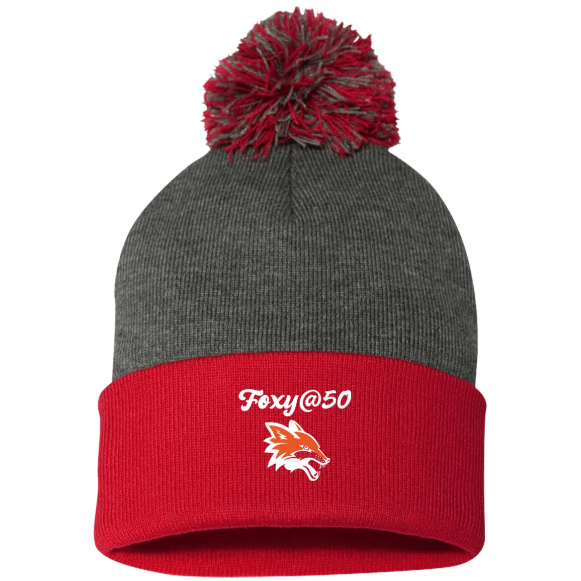 Pom Pom Knit Cap