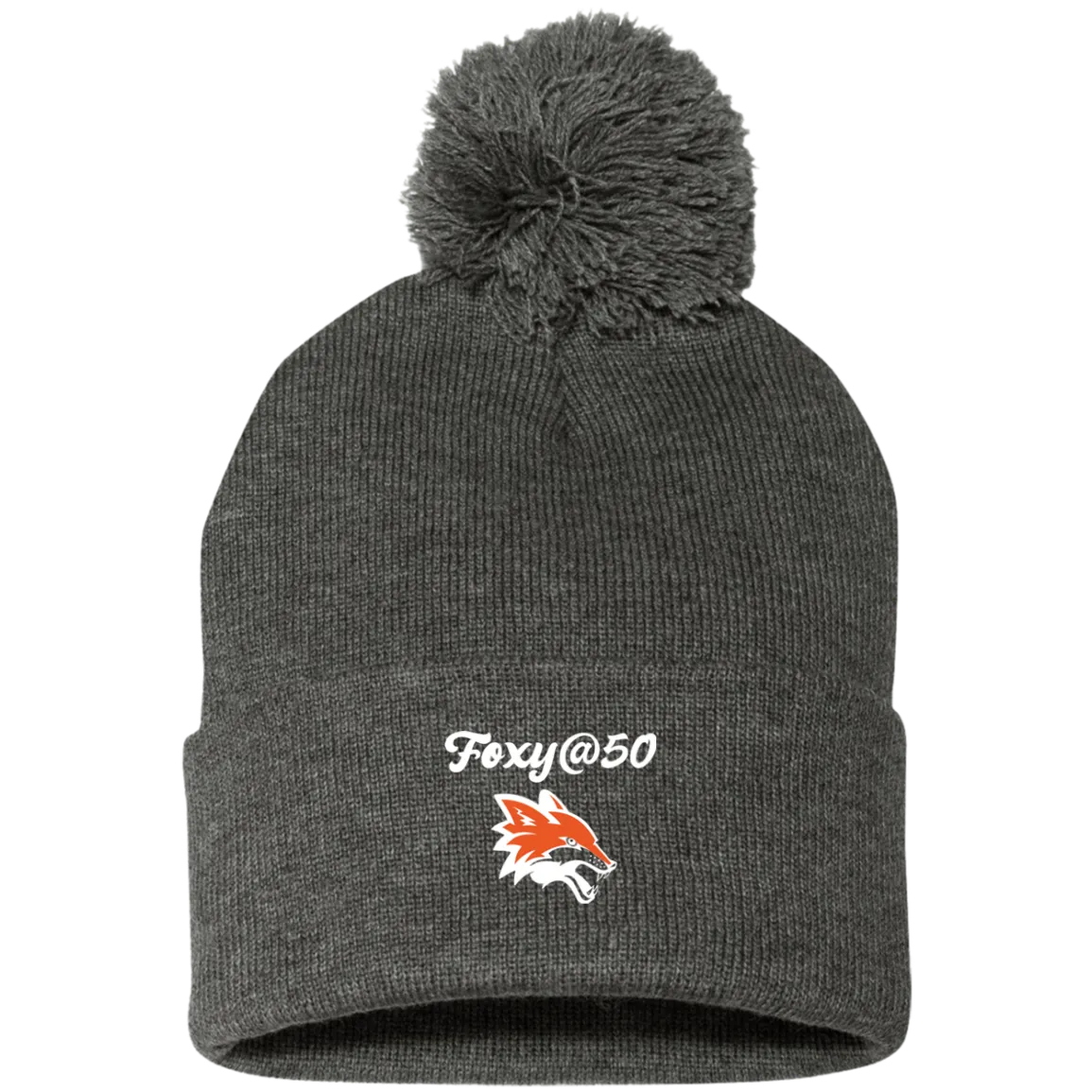 Pom Pom Knit Cap