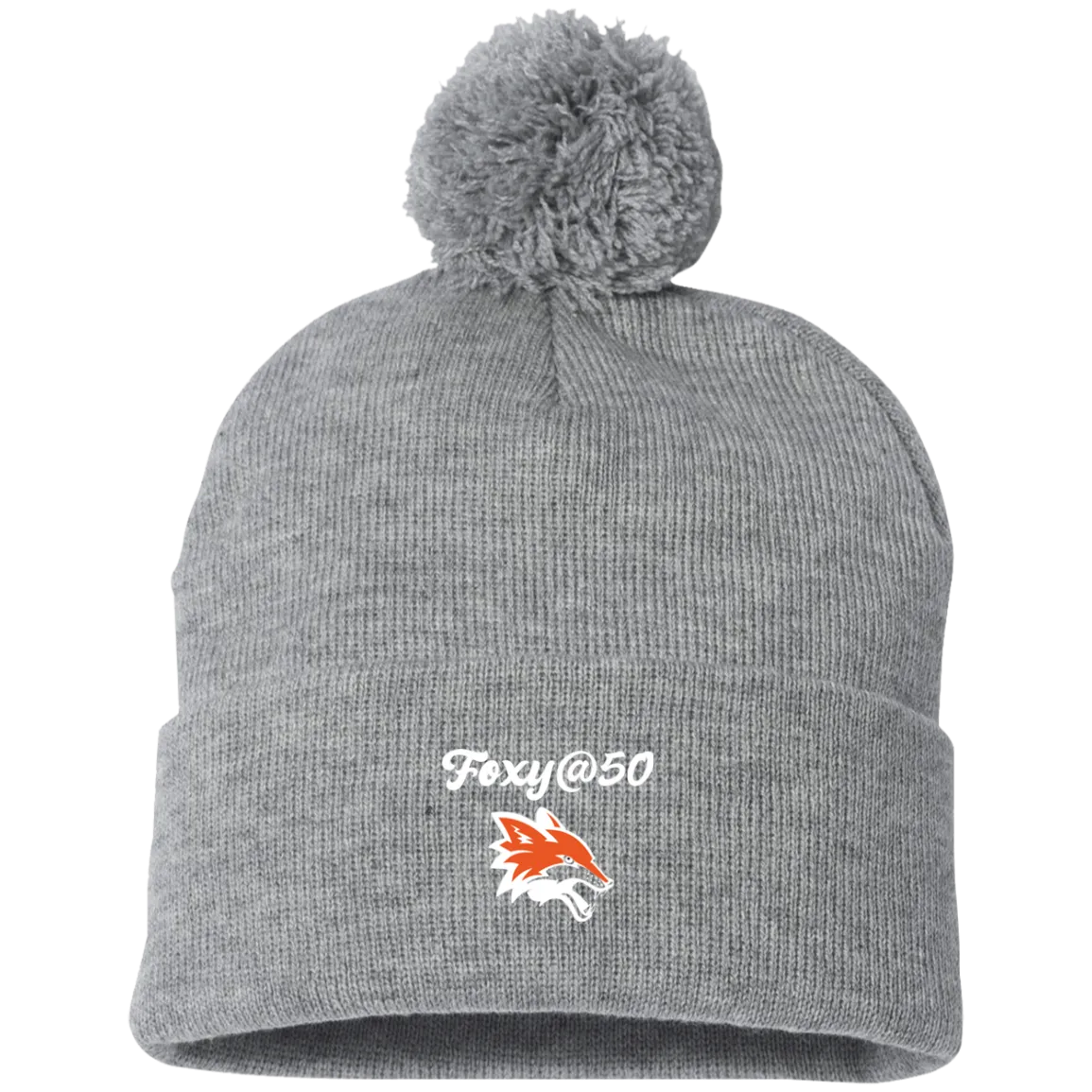 Pom Pom Knit Cap