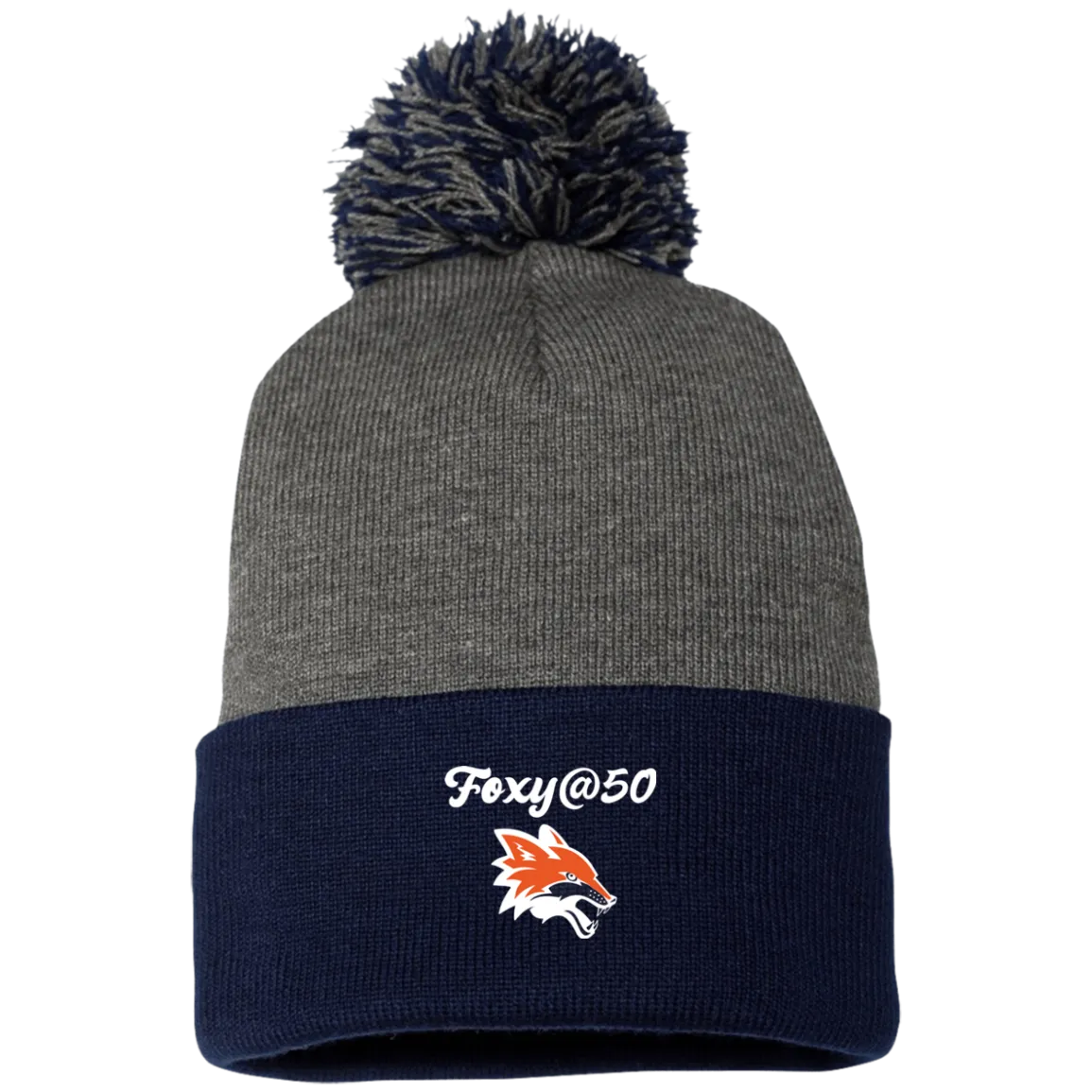 Pom Pom Knit Cap