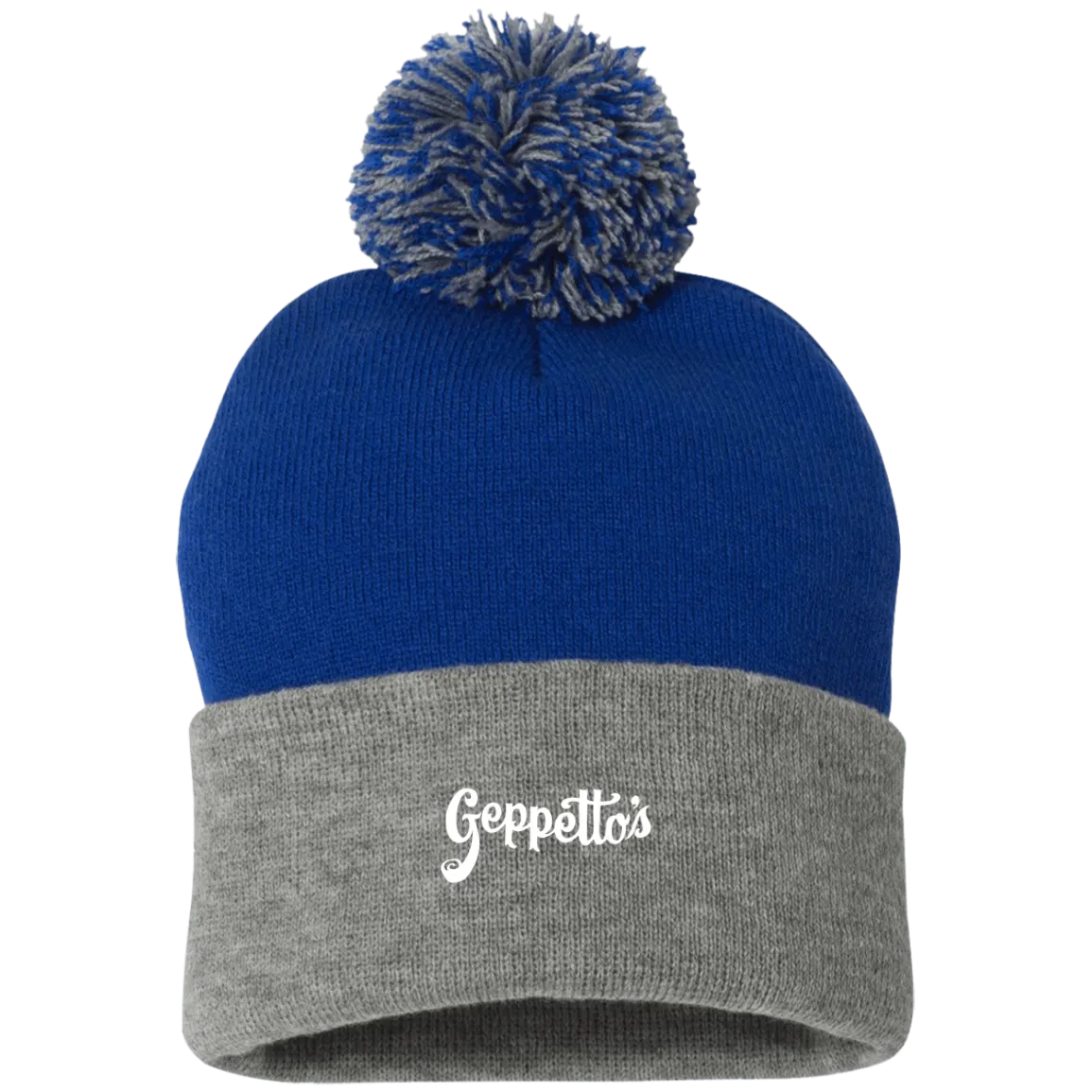 Pom Pom Knit Cap