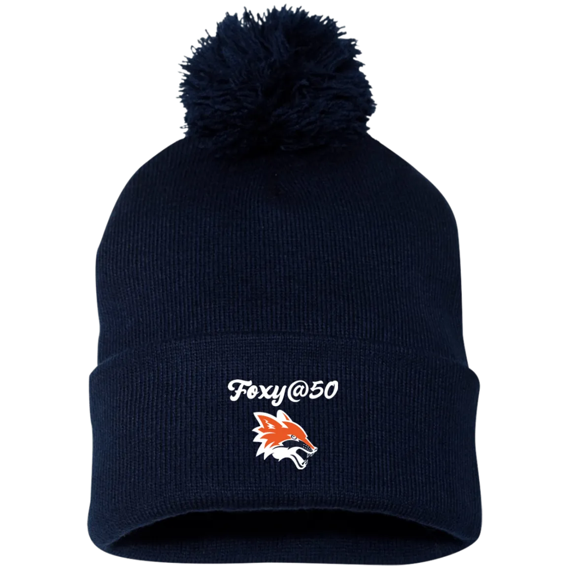 Pom Pom Knit Cap