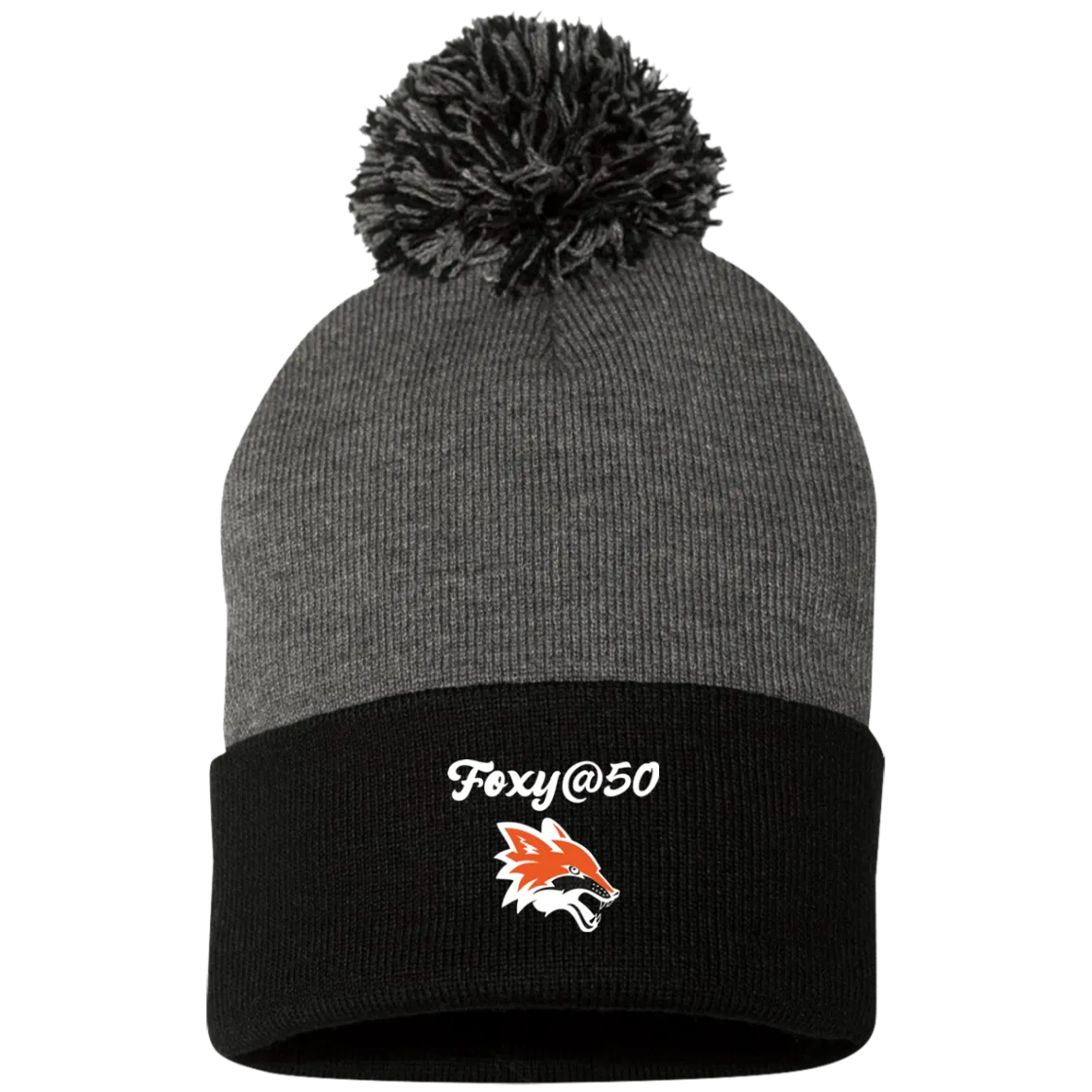 Pom Pom Knit Cap