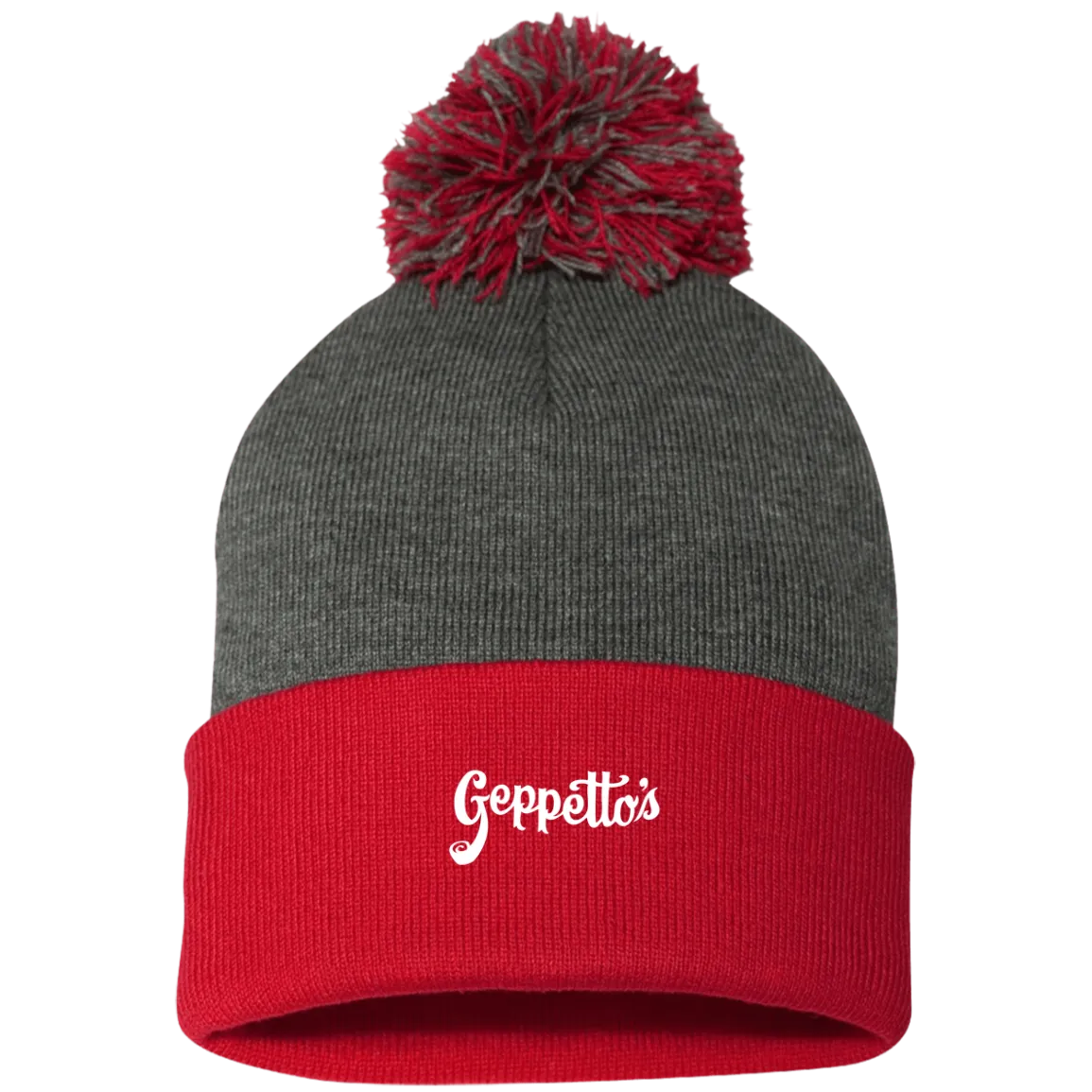 Pom Pom Knit Cap