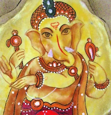 Poojan Ganpati - Hand Painting