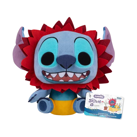 Pop Plush - Stitch As Simba - Stitch In Costume The Lion King