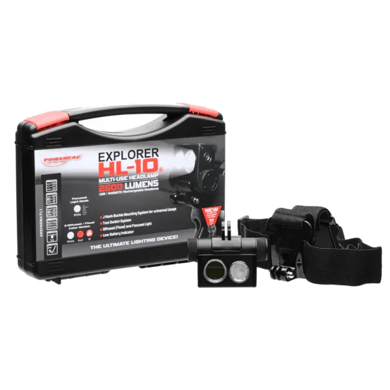 Powertac Explorer HL-10 Pannlampa - 2 500 lumen