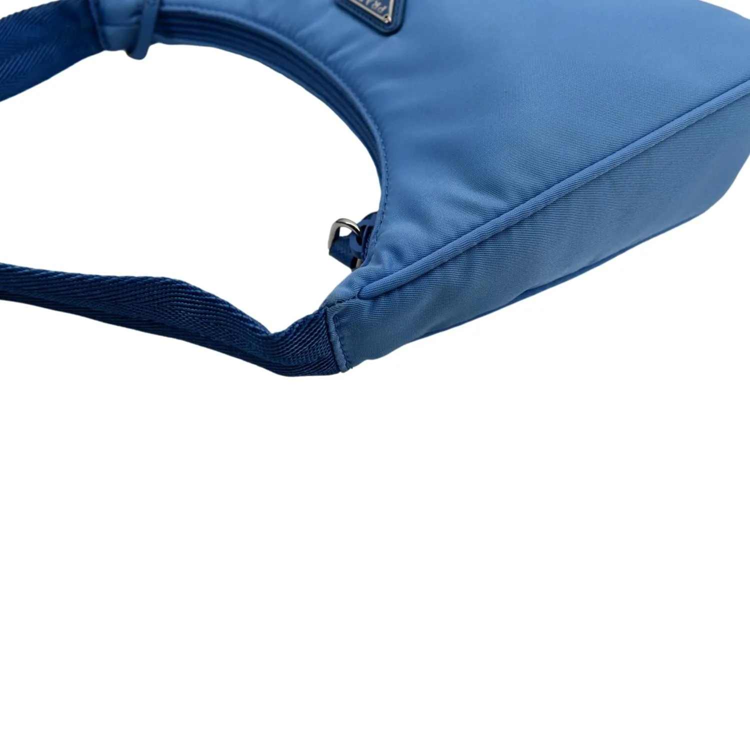 PRADA Re-Edition 2000 Nylon Hobo Bag Blue