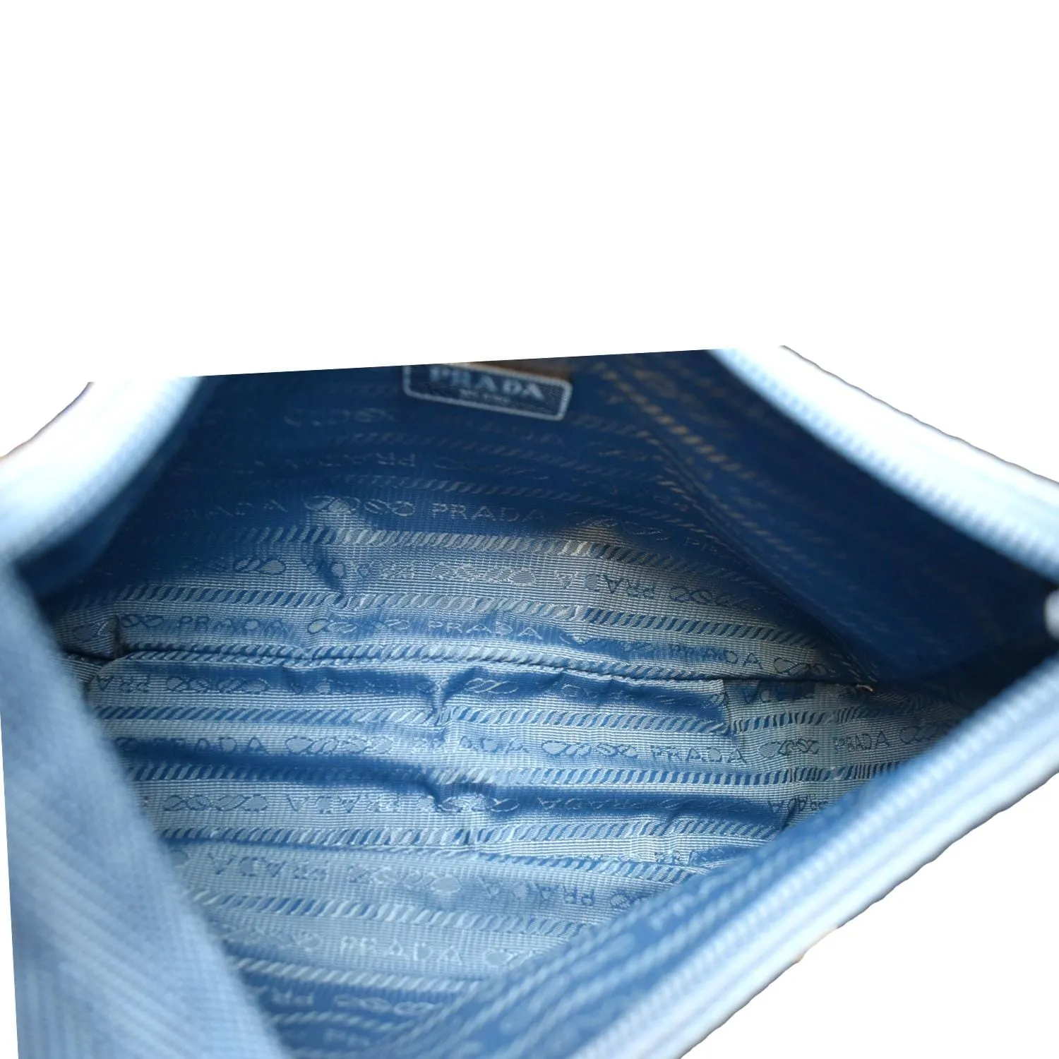 PRADA Re-Edition 2000 Nylon Hobo Bag Blue