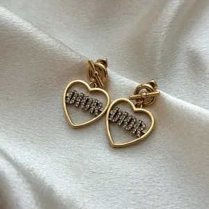 PRE-ORDER: DIOR HEART EARRINGS