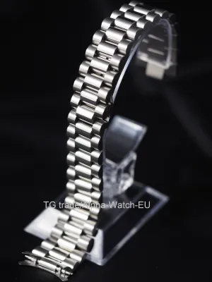President style stainless steel bracelet 20mm