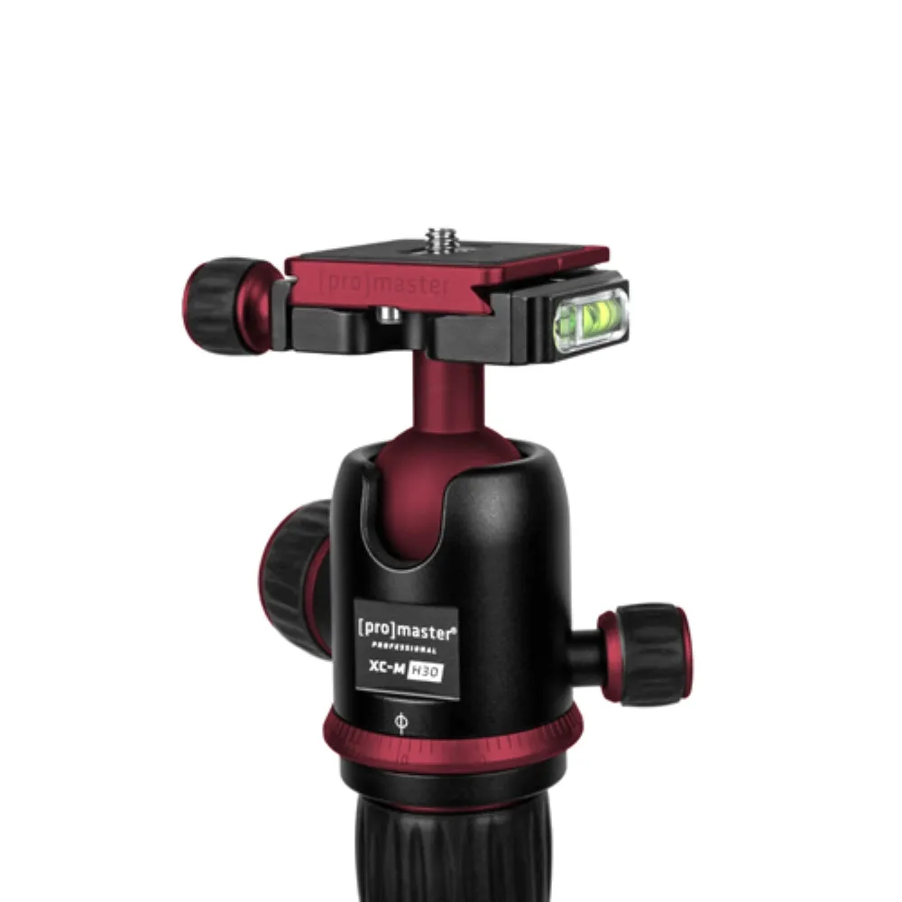 Promaster XC-M 525K Professional Tripod Kit with Head | Red