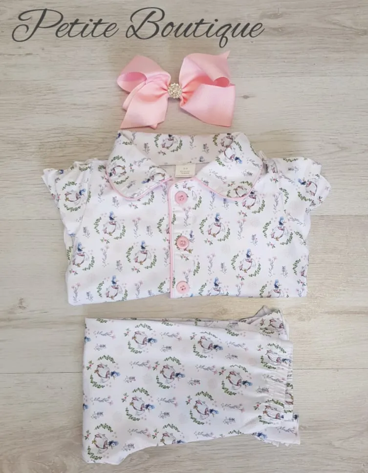 Puddle duck print exclusive pyjamas