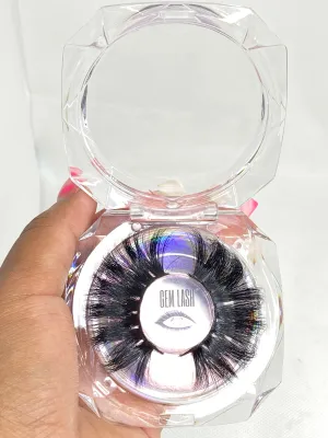 " Ari " 100 % Mink Strip ( 25 mm)