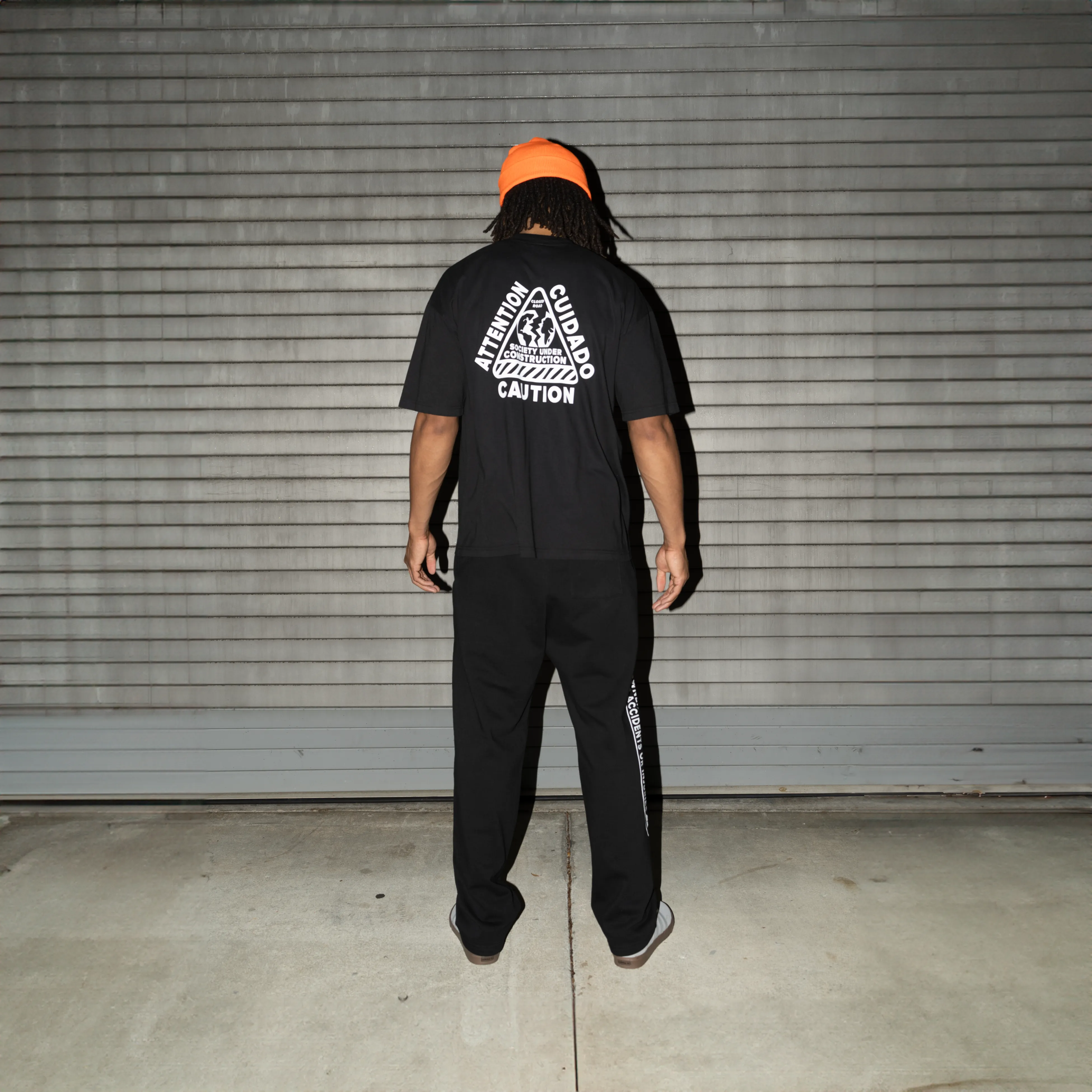 "Careful" Black Tee