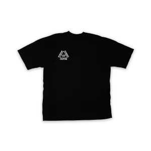 "Careful" Black Tee